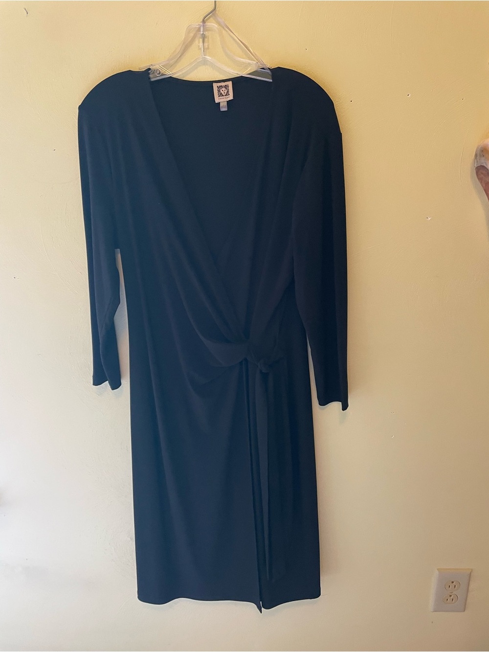 Anne Klein Black Dress with Lion Tag